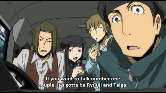 Phrase from Durarara anime