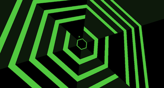 Super Hexagon game